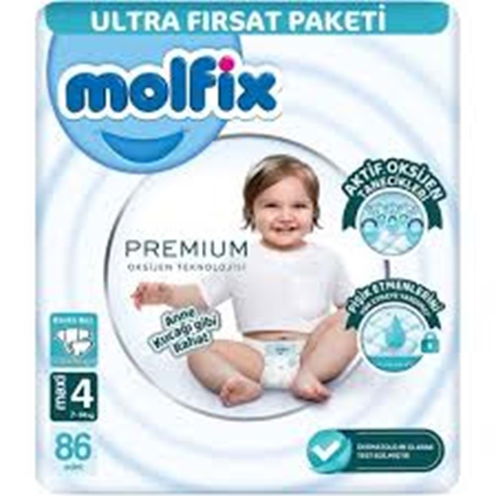 MOLFİX ULTRA FIRSAT PAKETİ 86 ADET 4 BANTLI