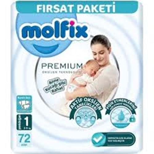 MOLFİX PROMİUM FIRSAT PAKETİ 72 ADET 1 BANTLI