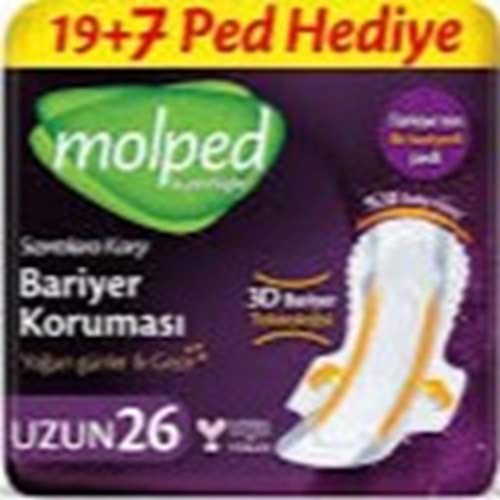 MOLPED KADIN PEDİ MEGA PAKET 26 ADET SÜPER GECE