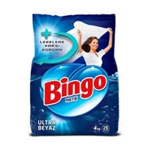 BİNGO MATIK 4 KG ULTRA BEYAZ