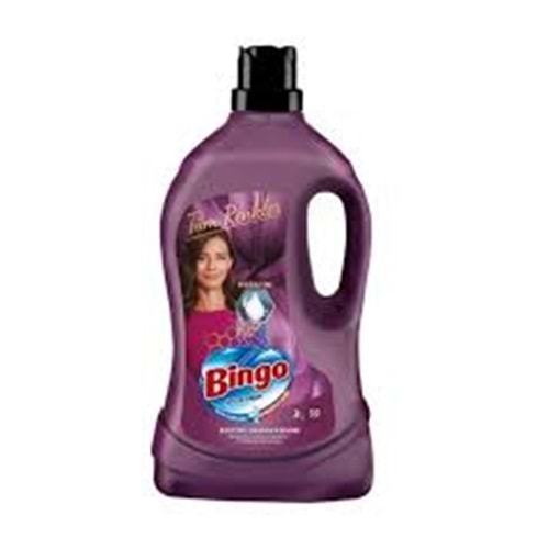 BİNGO SIVI CAMASIR DETERJANI 3000 ML TUM RENKLER