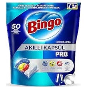 BİNGO AKILLI KAPSÜL DETERJAN 50 ADET