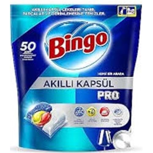 BİNGO AKILLI KAPSÜL DETERJAN 50 ADET