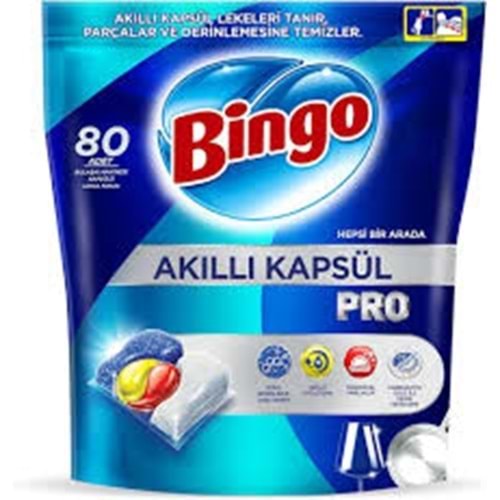 BİNGO AKILLI KAPSÜL DETERJAN 80 ADET