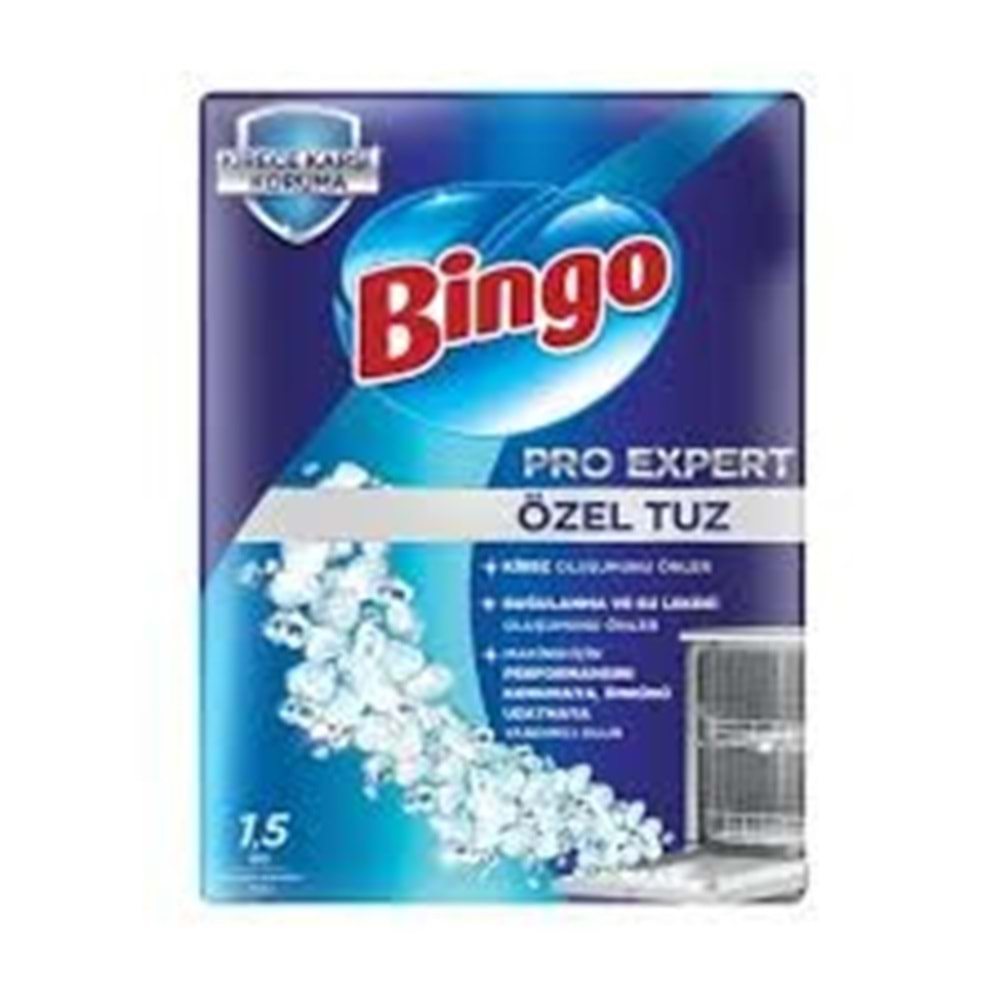 BİNGO BULAŞIK MAKİNASI TUZU 1,5 KG