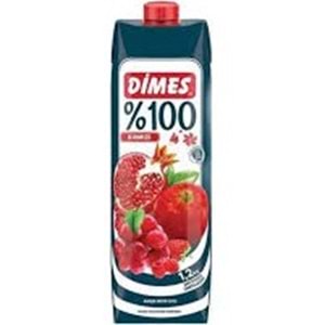 DİMES %100 KARIŞIK MEYVE SUYU 1 L KIRMIZI MEYVELER
