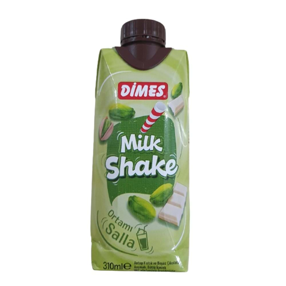 DİMES MİLK SHAKE 310 ML ANTEP FISTIK BEYAZ ÇİKOLATA