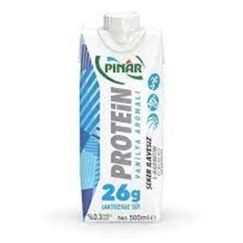 PINAR PROTEİN SÜT 500 ML VANİLYA AROMALI