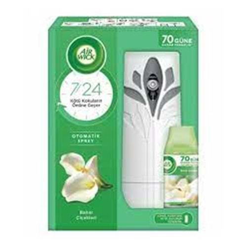 AİR WİCK MAKINA+YEDEK PARFUM BAHAR CICEKLERI