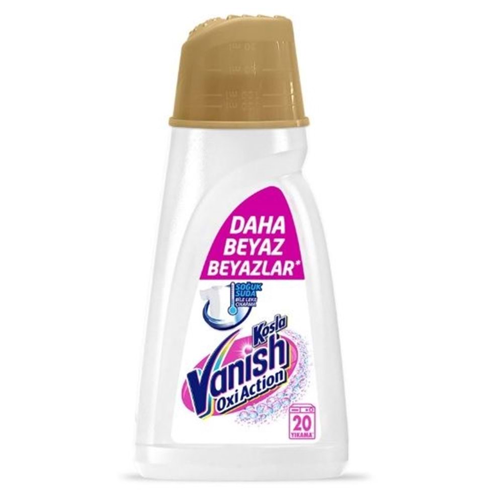 KOSLA VANISH SIVI LEKE CIKARICI 1 LT KRİSTAL BEYAZ