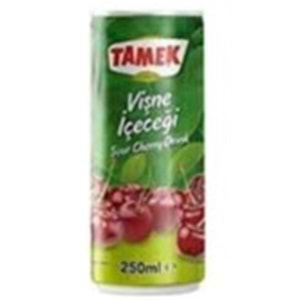 TAMEK MEYVE SUYU TENEKE 250 ML VİŞNE