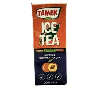 TAMEK ICE TEA 200 ML SEFTALI