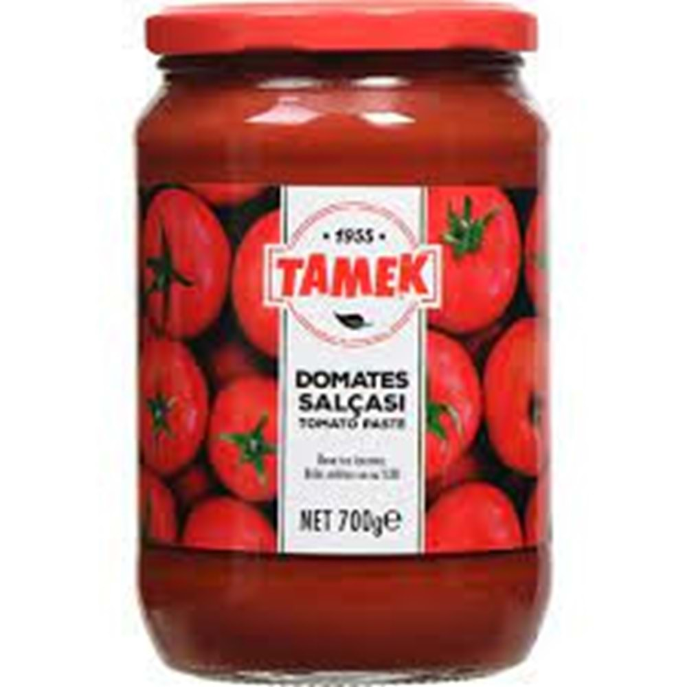 TAMEK DOMATES SALCASI 700 GR CAM