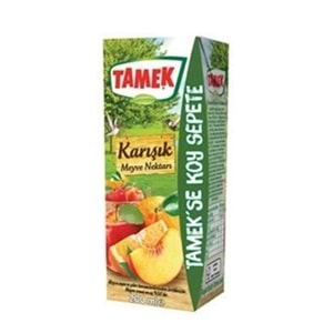 TAMEK MEYVE SUYU 185 ML KARISIK