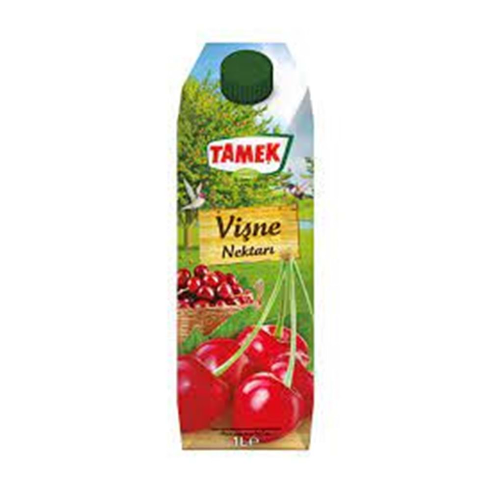 TAMEK MEYVE SUYU 1 LT VISNE
