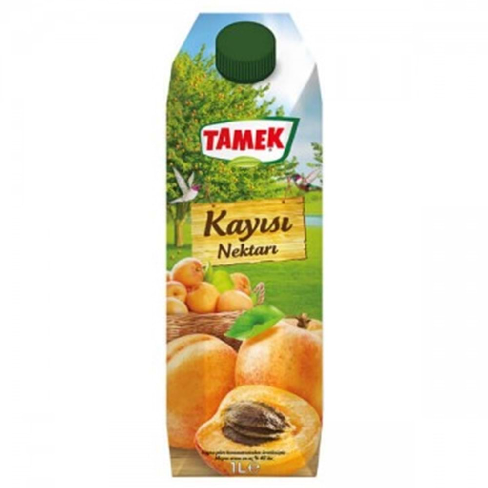 TAMEK MEYVE SUYU 1 LT KAYISI