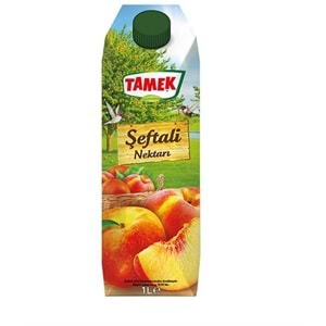 TAMEK MEYVE SUYU 1 LT SEFTALI