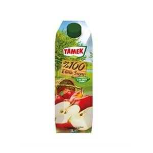 TAMEK %100 MEYVE SUYU 1 LT ELMA