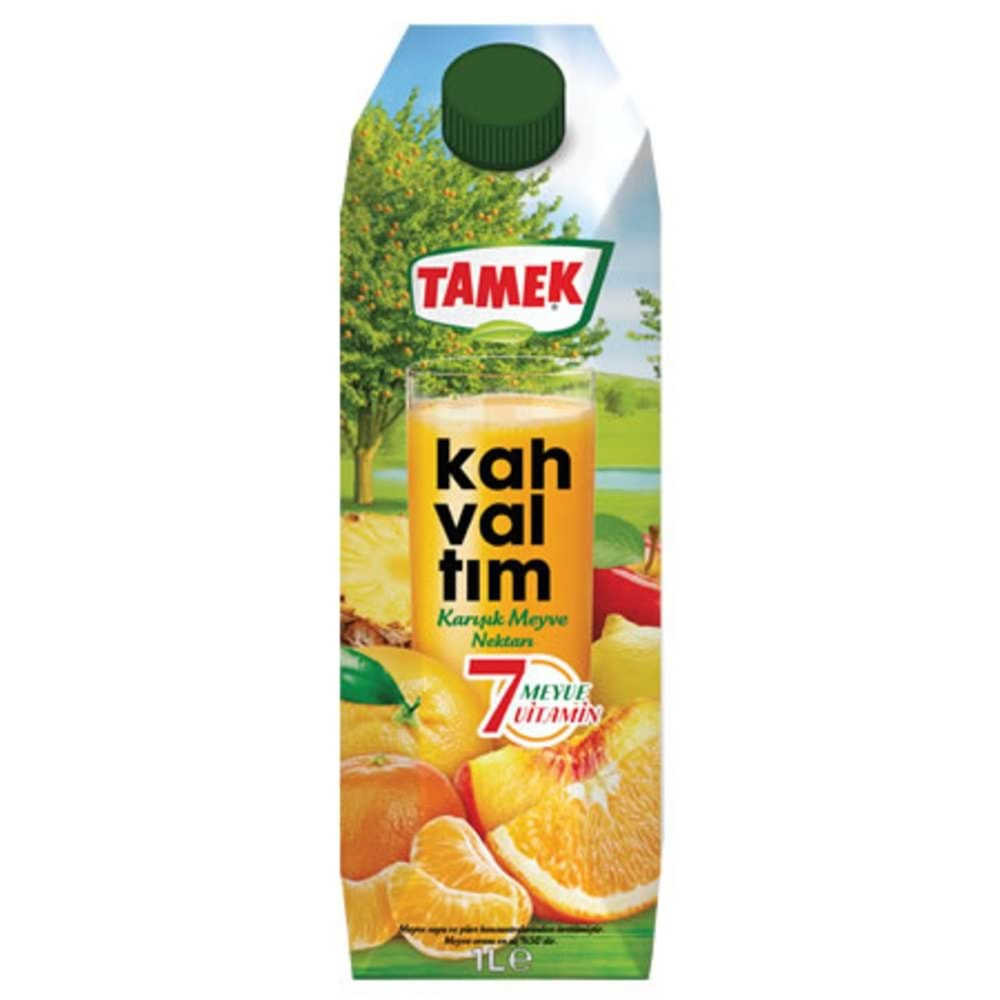 TAMEK KAHVALTIM 1 LT KARISIK MEYVE