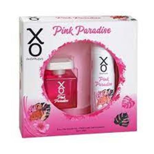 XO PARFUM+DEO SET 100 ML PINK PARADISE