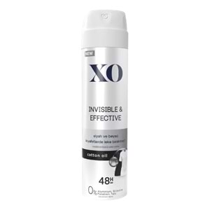 XO DEODORANT 150 ML INVISIBLE EFFECTIVE