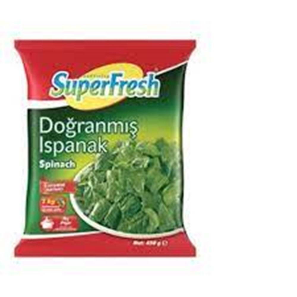 SUPERFRESH DOGRANMIS ISPANAK 450 GR