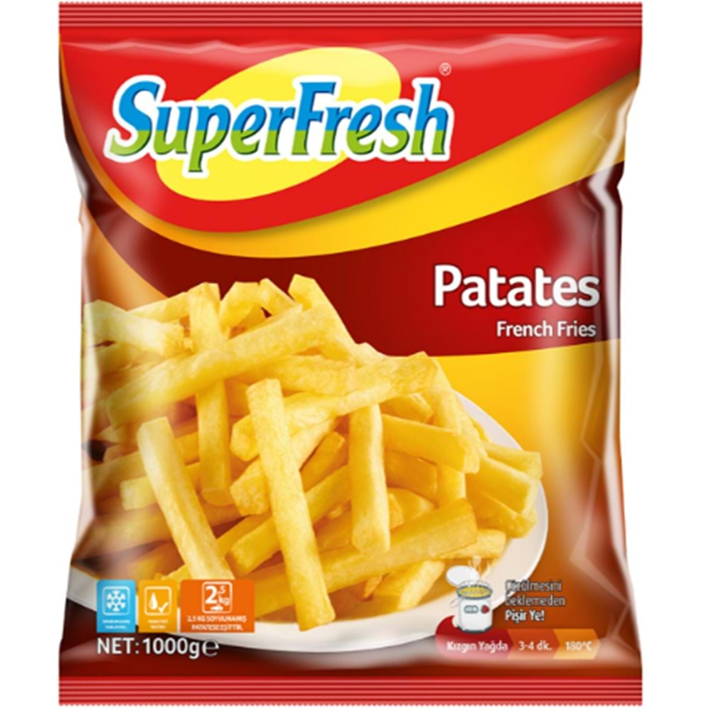 SUPERFRESH PATATES 1 KG