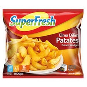 SUPERFRESH PATATES 1 KG ELMA DILIM