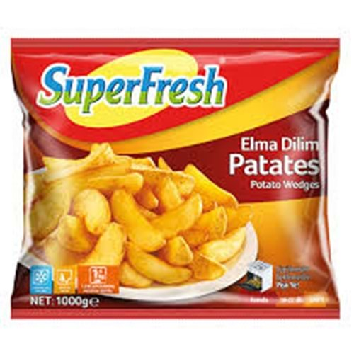 SUPERFRESH PATATES 1 KG ELMA DILIM