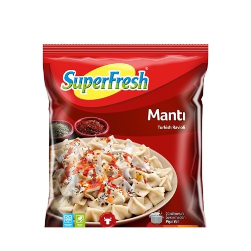 SUPERFRESH MANTI 1000 GR AİLE BOYU