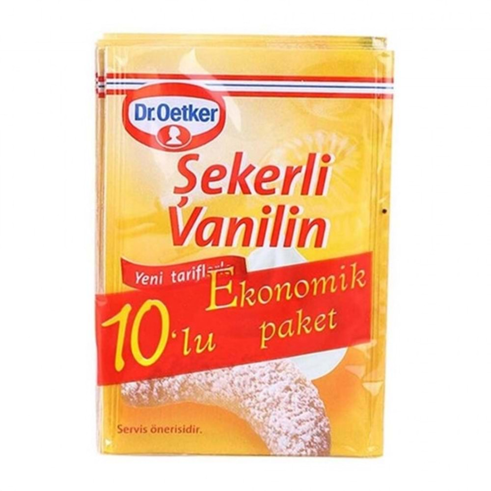 DR.OETKER SEKERLI VANILIN 10 LU