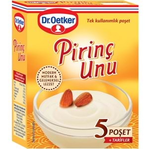 DR.OETKER PİRİNÇ UNU 5 POŞET 175 GR