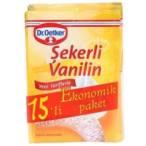 DR.OETKER SEKERLI VANILIN 15 LI