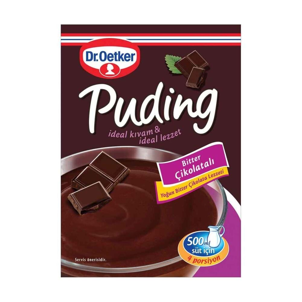 DR.OETKER TOZ PUDING 111 GR BITTER CIKOLATALI