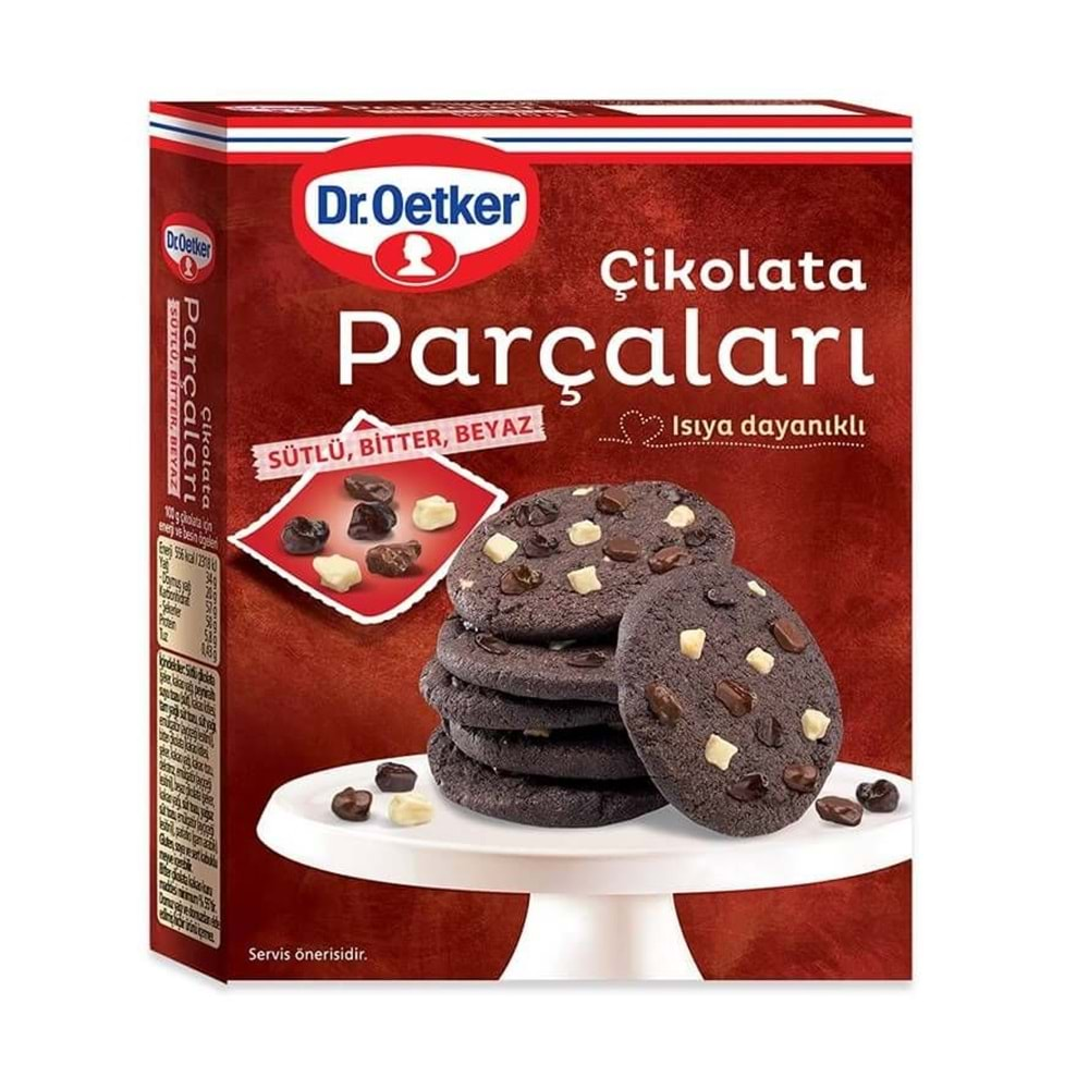 DR.OETKER CIKOLATA PARCALARI 70 GR SUTLU BITTER BY