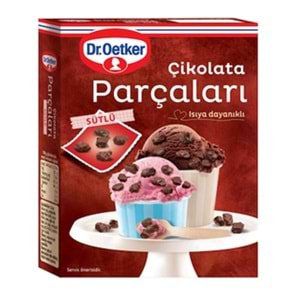 DR.OETKER CIKOLATA PARCALARI 70 GR SUTLU