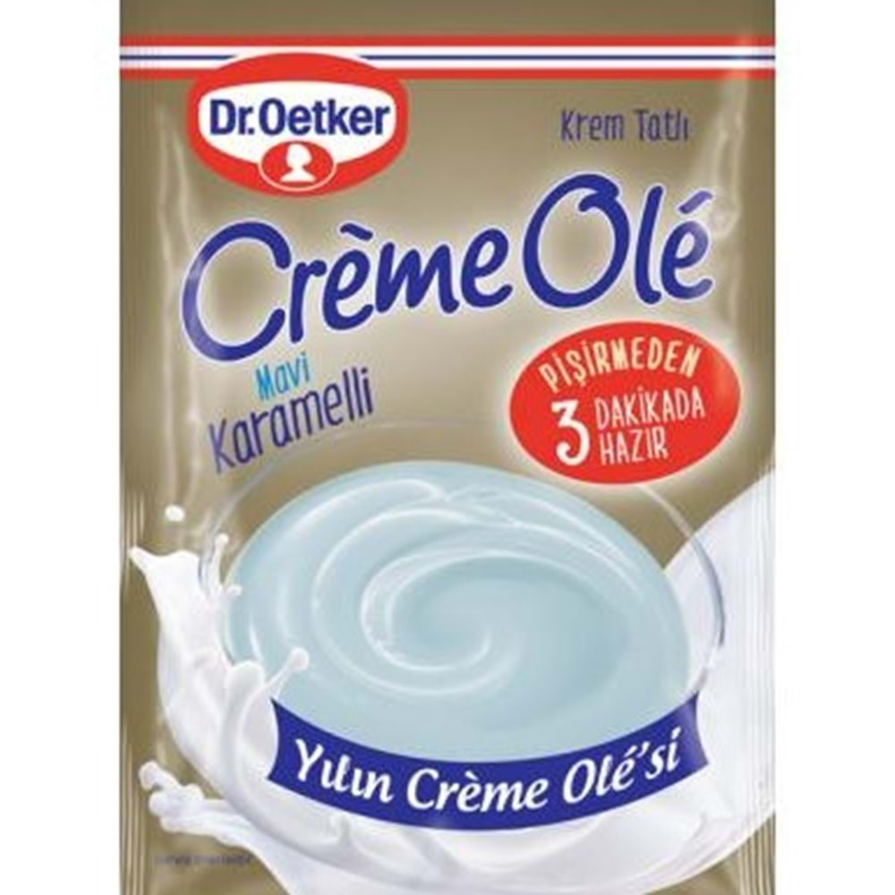 DR.OETKER CREME OLE 88 GR MAVI KARAMELLI