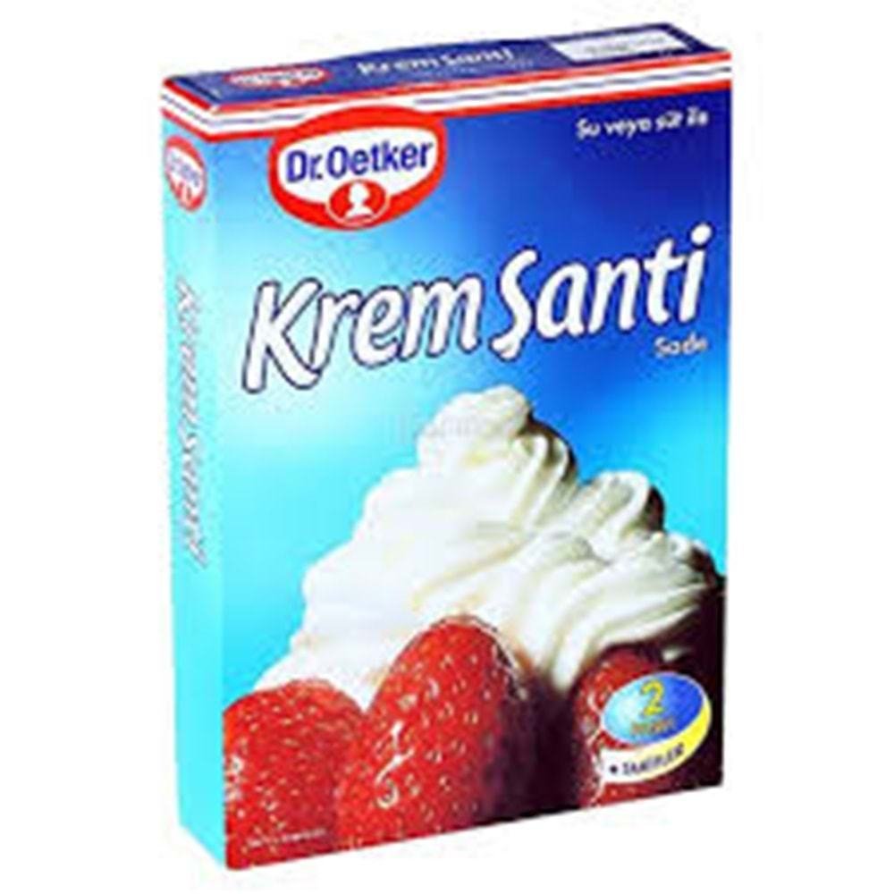 DR.OETKER KREM ŞANTİ 144 G 2 POŞET SADE