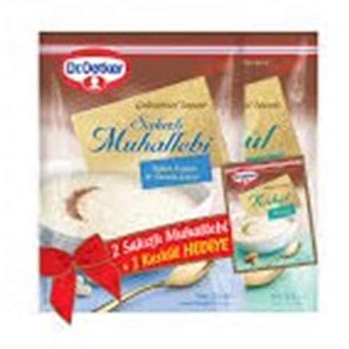DR.OETKER 2 SAKIZLI MUHALLEBİ 1 KEŞKÜL 2X135&125 G