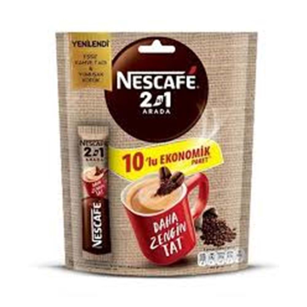 NESCAFE 10 LU PAKET 2SI1 ARADA SEKERSIZ