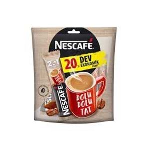 NESCAFE 20'Lİ PAKET 2'Sİ 1 ARADA ŞEKERSİZ