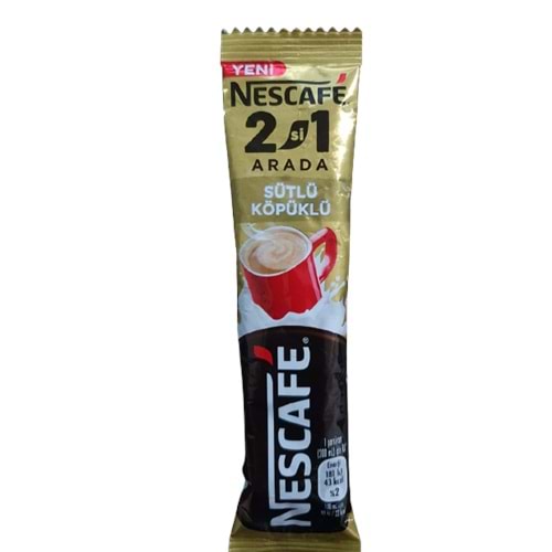 NESCAFE 2SI1 ARADA 10 GR SUTLU KOPUKLU