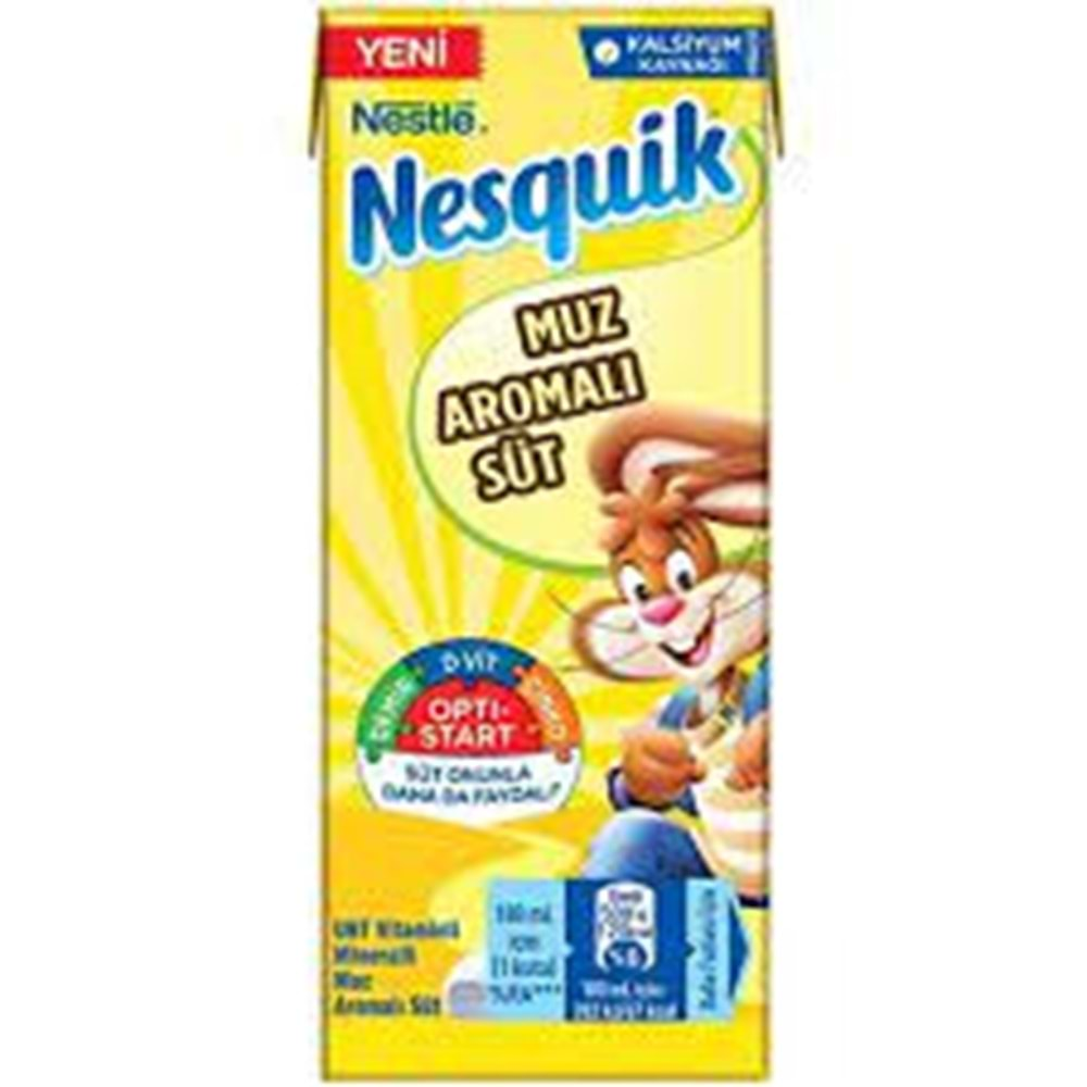 NESTLE NESQUIK AROMALI SUT 180 ML MUZLU