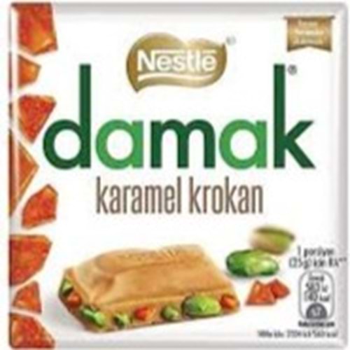 NESTLE DAMAK ÇİKOLATA 60 G FISTIK KARAMEL