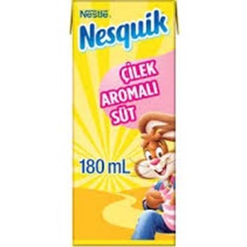 NESTLE NEQUİK ÇİLEKLİ SÜT 6 LI PAKET 6X180 ML