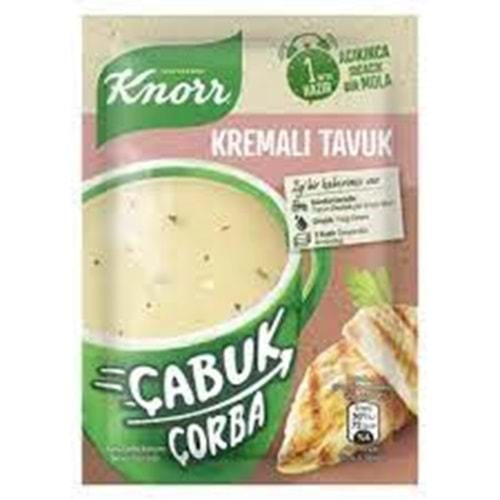 KNORR CABUK CORBA 18 GR KREMALI TAVUK