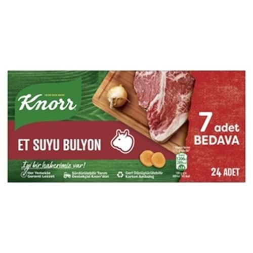 KNORR ET SUYU BULYON 24 ADET