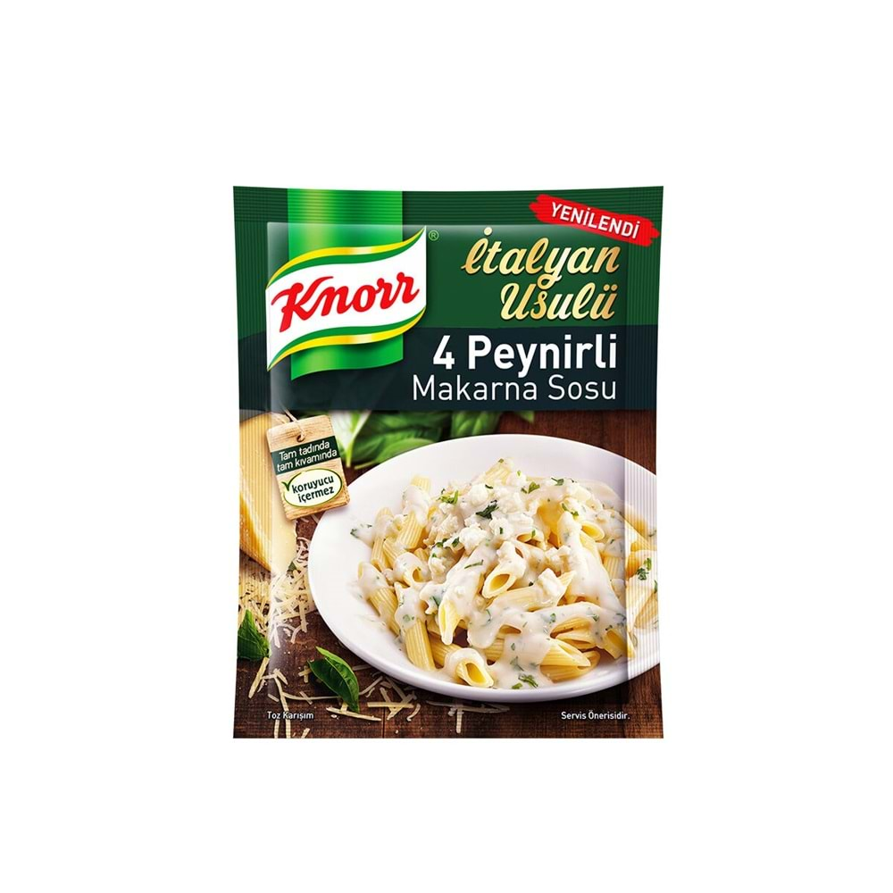 KNORR MAKARNA SOSU 50 GR PEYNIRLI