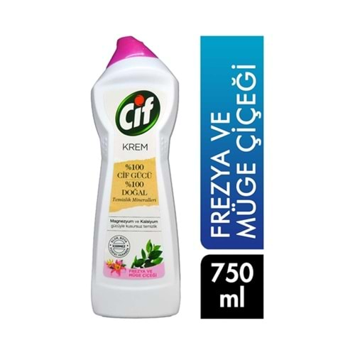 CİF KREM 750 ML FREZYA VE MUGE CICEGI