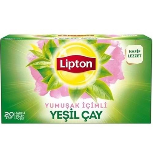LİPTON BİTKİ ÇAYI 20 LI YEŞİL ÇAY YUMUŞAK İÇİM